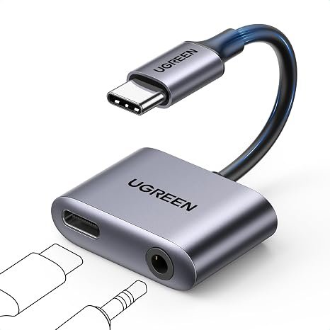 UGREEN USB C to 3.5mm Audio and Charger Adapter 2 in 1
