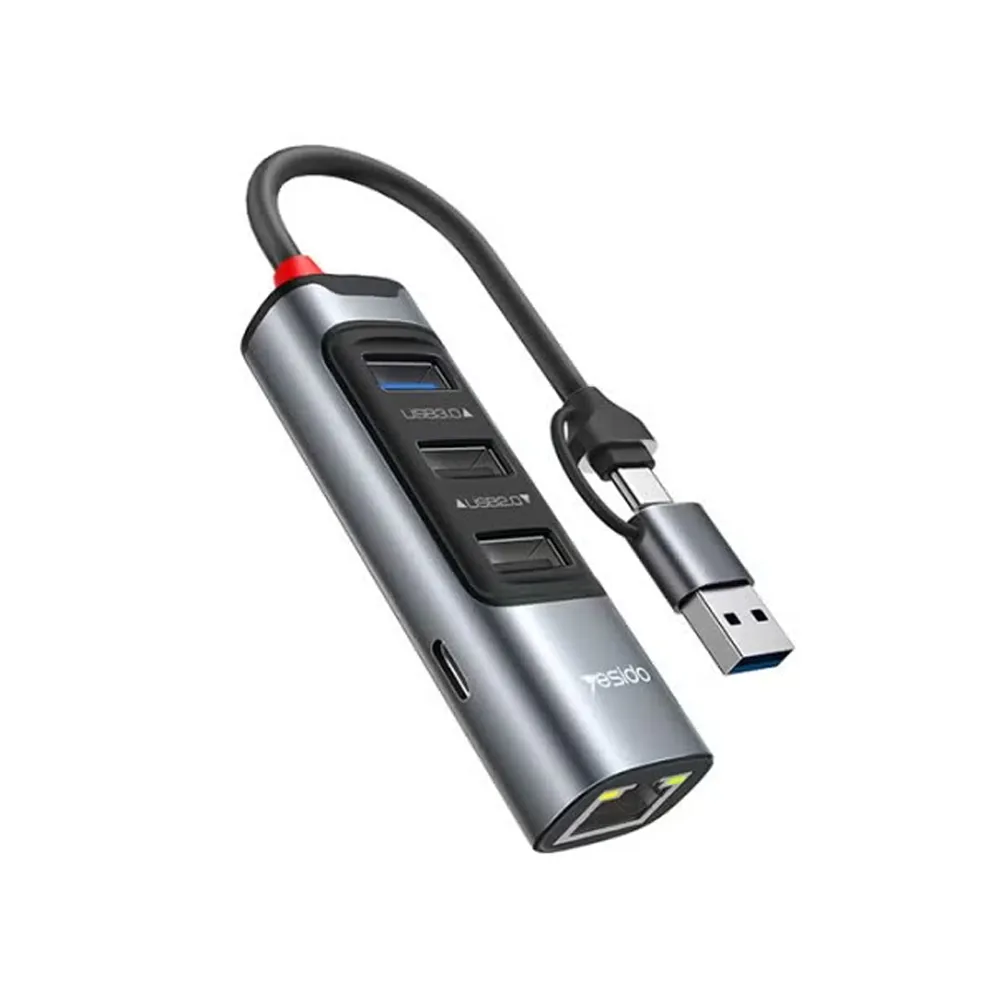 Yasido HB21: A Five-Function USB Hub Made of Aluminum Alloy